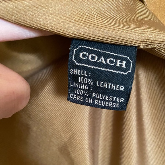 COACH Tan Suede Trench Coat - Picture 7 of 9